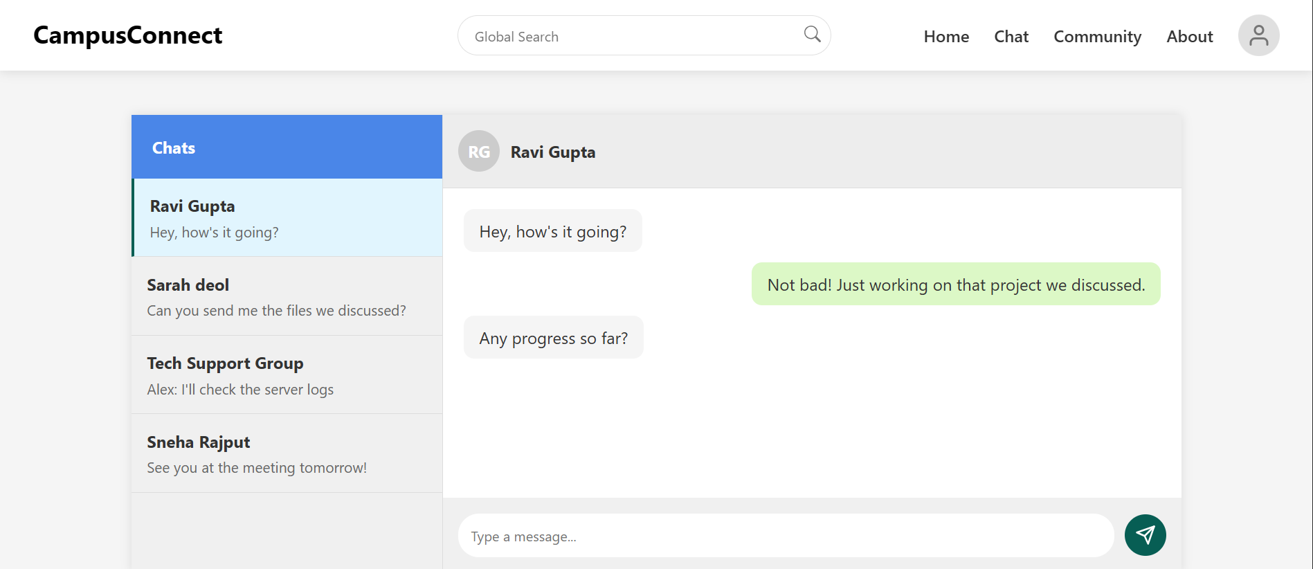 Chat Feature