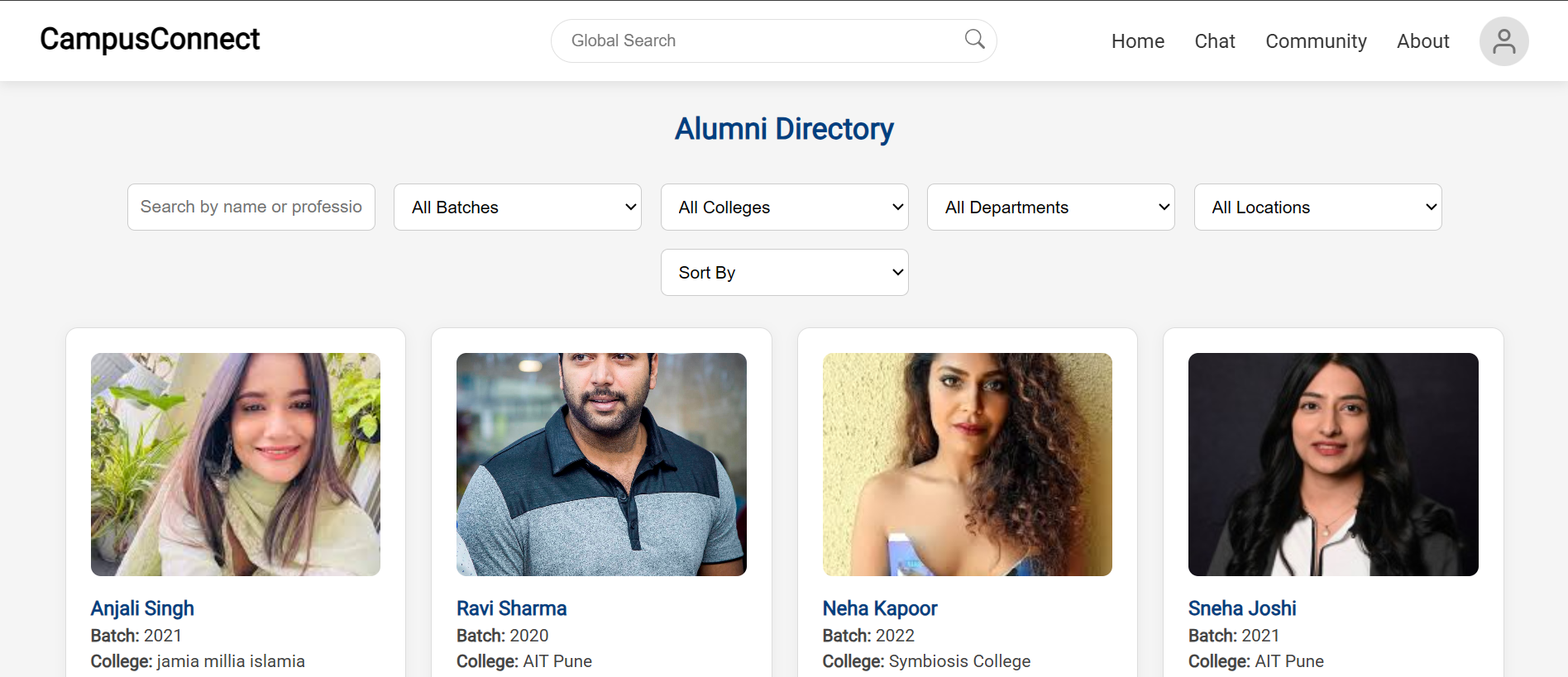 Global Search Feature